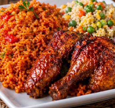 Plate of food two